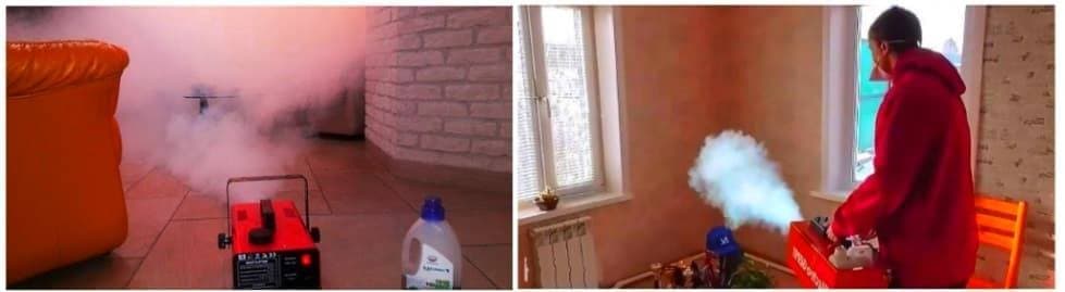 Генераторы сухого тумана, сухой туман