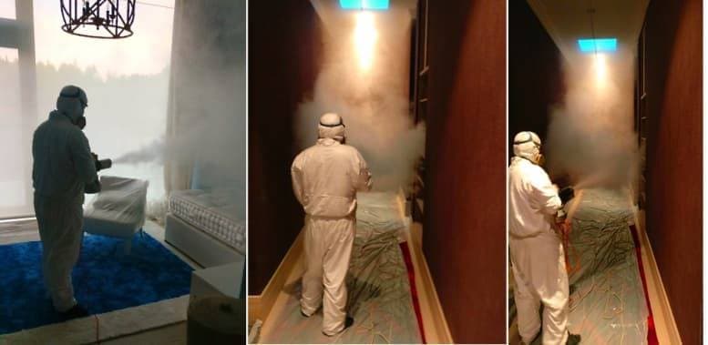 Генератор сухого тумана, сухой туман